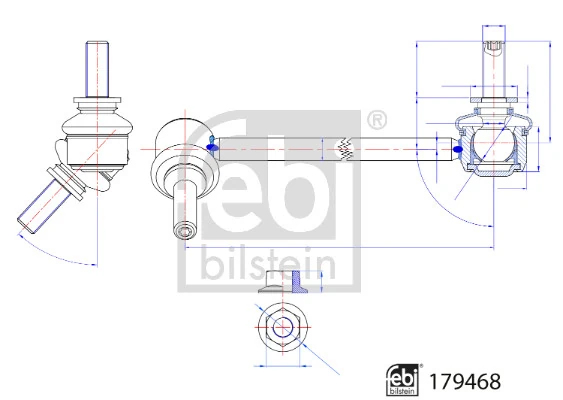 Brat/bieleta suspensie, stabilizator
