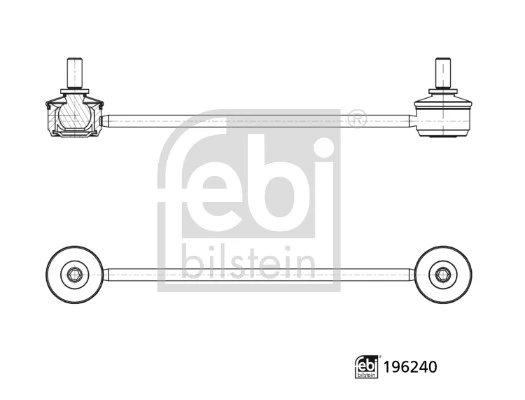 Brat/bieleta suspensie, stabilizator