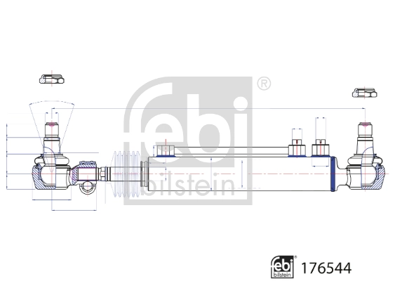 Cilindru receptor servodirectie