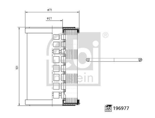 Filtru aerisire bloc motor