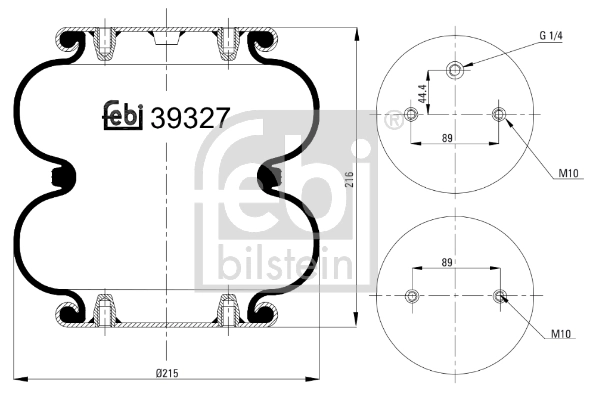 Burduf suspensie pneumatica