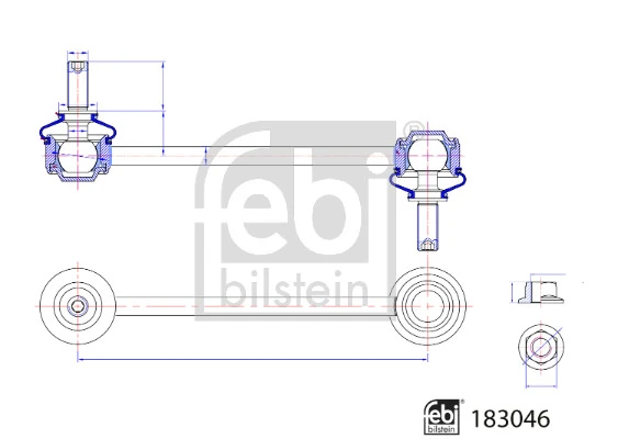 Brat/bieleta suspensie, stabilizator