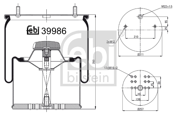 Burduf, suspensie pneumatica