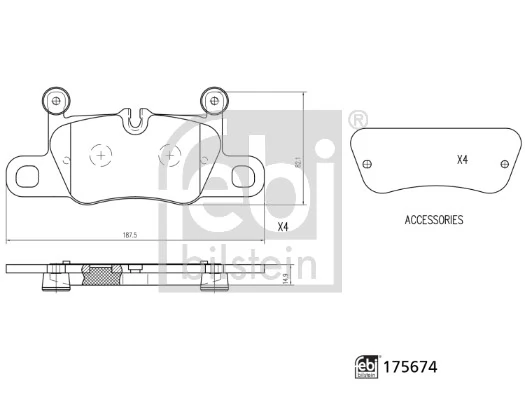 Set placute frana
