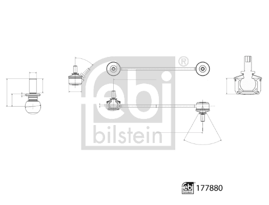 Bieleta stabilizator