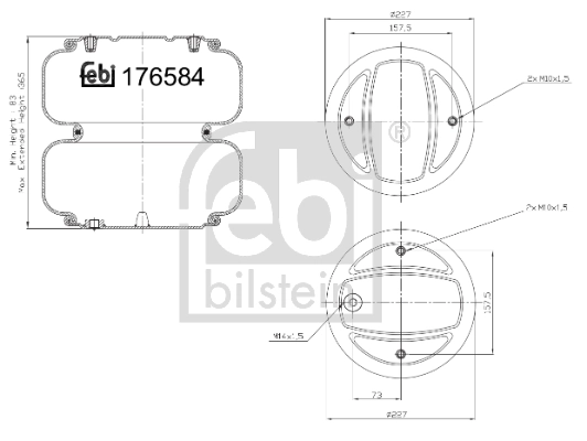 Burduf suspensie pneumatica