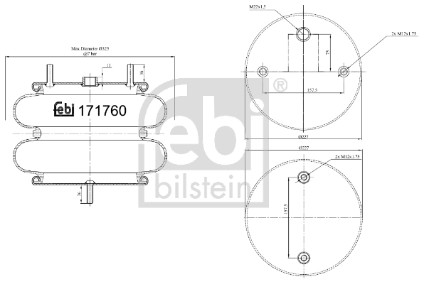 Burduf suspensie pneumatica
