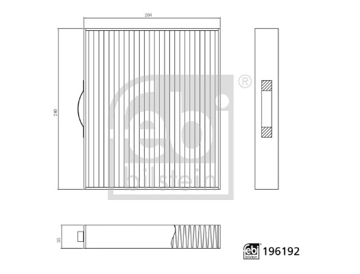 Filtru, aer habitaclu