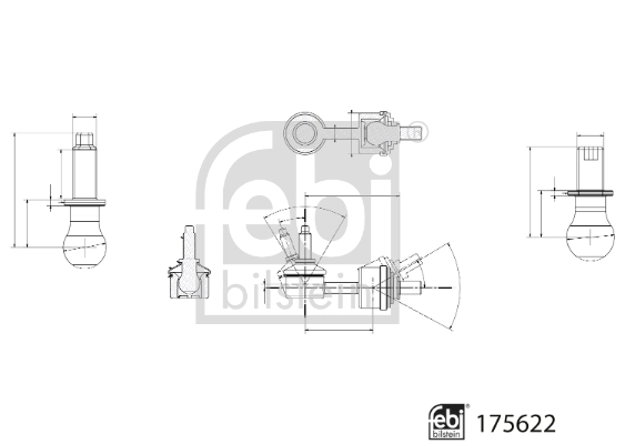 Brat/bieleta suspensie, stabilizator