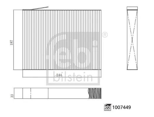 Filtru, aer habitaclu