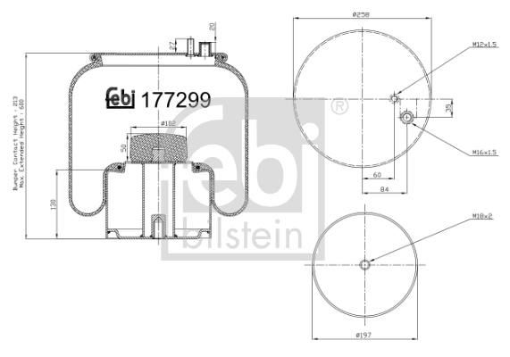 Burduf, suspensie pneumatica
