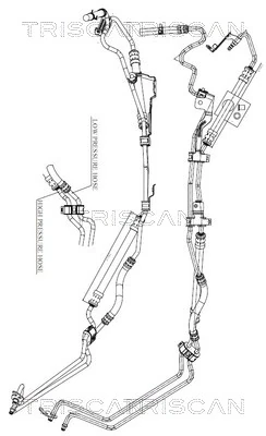 Furtun hidraulic sistem directie