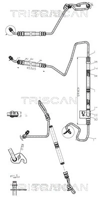 Furtun hidraulic sistem directie