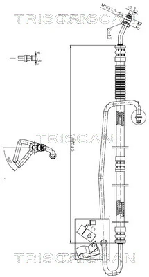 Furtun hidraulic sistem directie