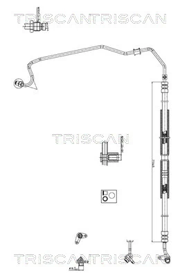 Furtun hidraulic sistem directie