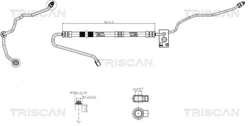 Furtun hidraulic sistem directie