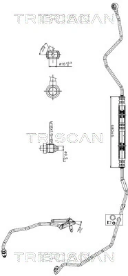 Furtun hidraulic sistem directie