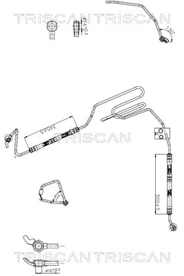 Furtun hidraulic sistem directie
