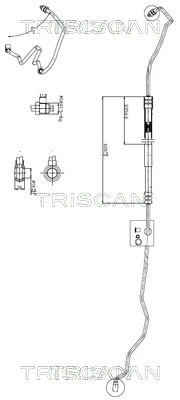 Furtun hidraulic sistem directie