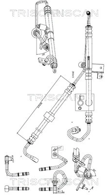 Furtun hidraulic, sistem de directie