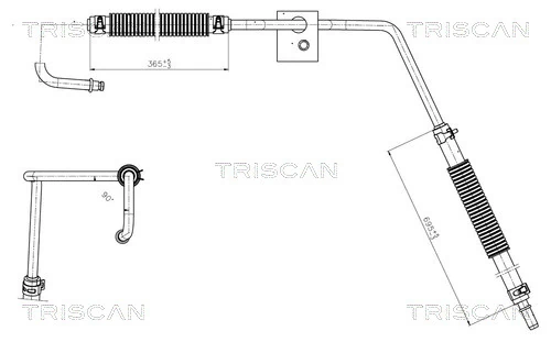 Furtun hidraulic sistem directie