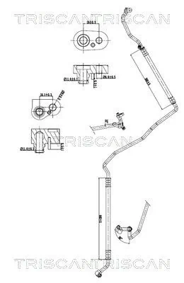 Cablu klimatyzacji mercedes-benz