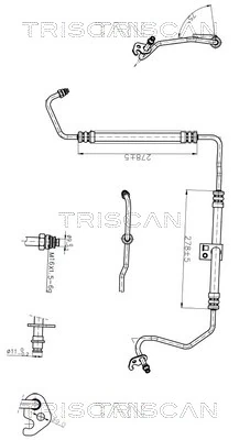 Furtun hidraulic sistem directie