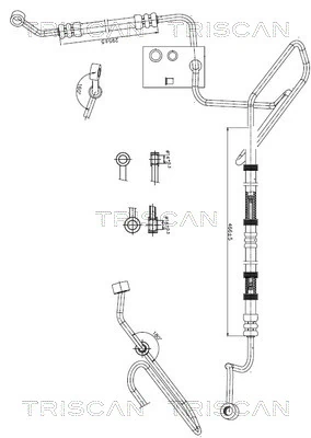 Furtun hidraulic sistem directie