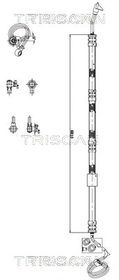 Furtun hidraulic sistem directie