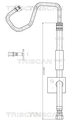 Furtun hidraulic sistem directie