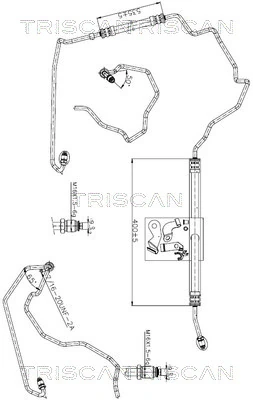 Furtun hidraulic sistem directie