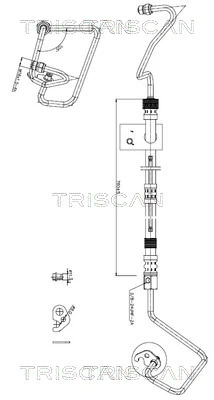 Furtun hidraulic sistem directie