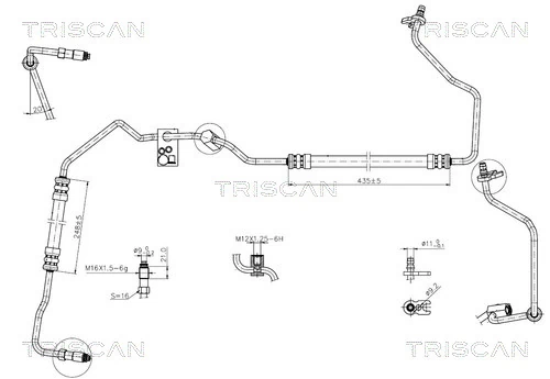 Furtun hidraulic sistem directie