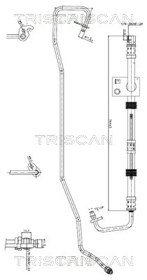 Furtun hidraulic sistem directie