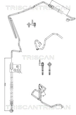 Furtun hidraulic sistem directie