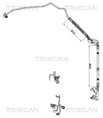 Furtun hidraulic sistem directie