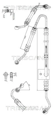 Furtun hidraulic sistem directie