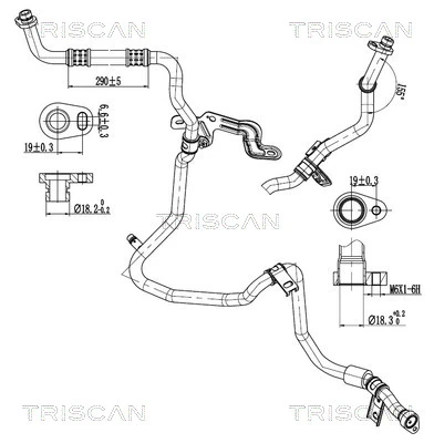 Cablu klimatyzacji nissan OPEL renault