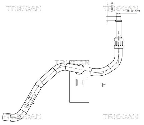 Furtun hidraulic sistem directie