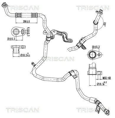 Cablu klimatyzacji nissan OPEL renault