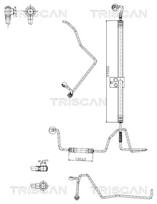 Furtun hidraulic sistem directie