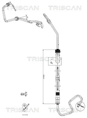 Furtun hidraulic sistem directie