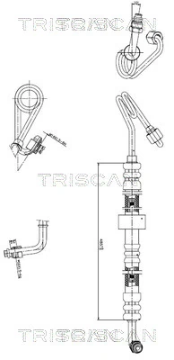 Furtun hidraulic sistem directie