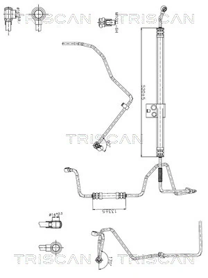 Cablu WSPOMAGANIA VW LUPO/POLO SCAUN AROSA 1 0 96-
