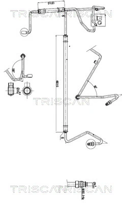 Furtun hidraulic sistem directie