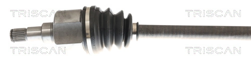 Semiax stanga 657mm