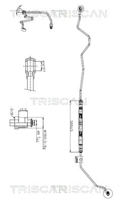 Furtun hidraulic sistem directie