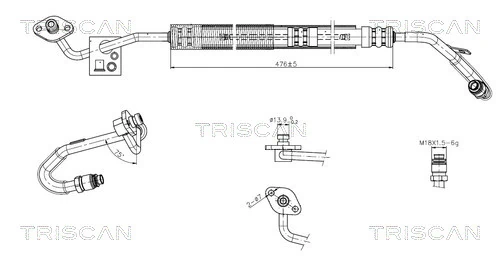 Cablu WSPOMAGANIA VW TOUAREG 3 0TDI 10-18