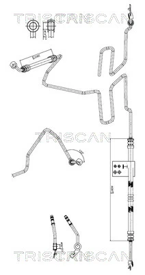 Cablu WSPOMAGANIA VW BORA/GOLF IV/OCTAVIA I/LEON/TOLEDO/A3 8L 98-06