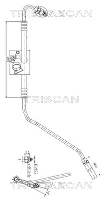 Furtun hidraulic sistem directie